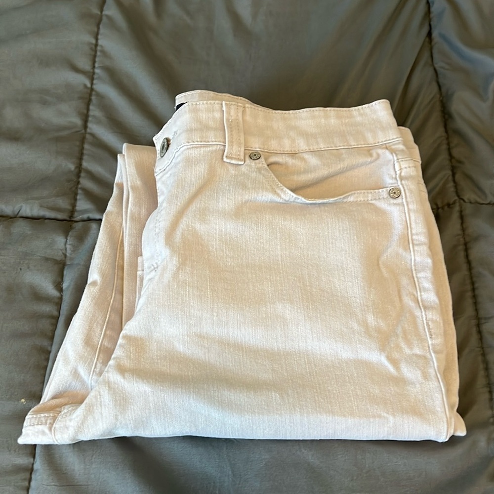 Talbots Simply Flattering 5 Pocket Jean Gray Size 12